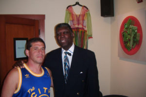 Guard Al Attles played for the Warriors when the team was based in Philadelphia and San Francisco.