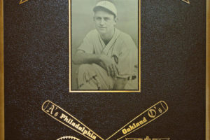 In the San Francisco Bay Area, Sam Chapman was born in Tiburon and attended both Mill Valley's Tamalpais High School and the University of California, Berkeley. Sam Chapman was a center fielder for the Philadelphia Athletics. This plaque was created by the Belvedere-Tiburon Landmarks Society.