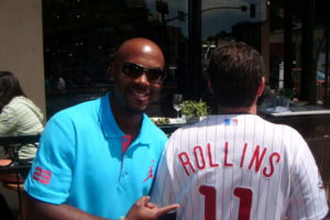 Jimmy Rollins attended Encinal High School in the East Bay city of Alameda, and he was a shortstop for the Philadelphia Phillies.