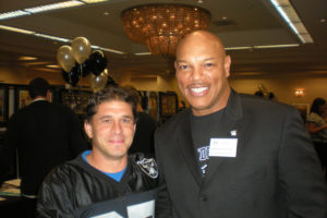 Defensive end Greg Townsend played for the Los Angeles/Oakland Raiders and the Philadelphia Eagles.